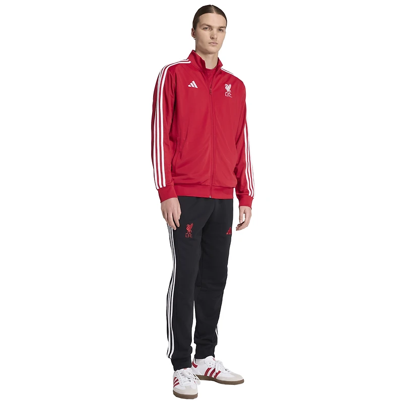 Men's adidas  Red Liverpool DNA Full-Zip Track Jacket