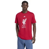 T-shirt graphique adidas rouge Liverpool DNA pour homme