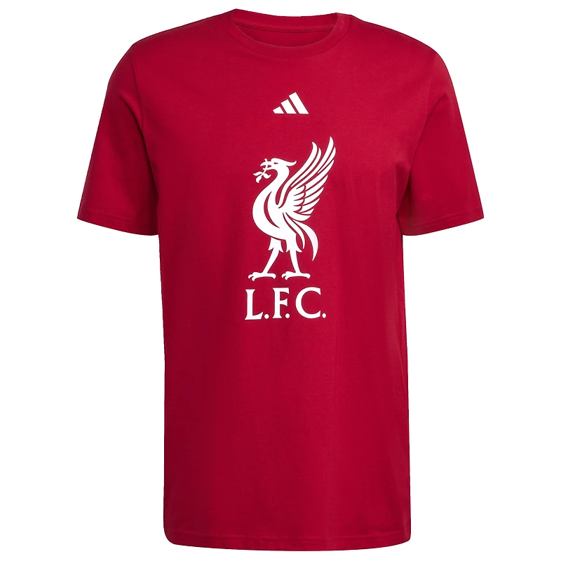 T-shirt graphique adidas rouge Liverpool DNA pour homme