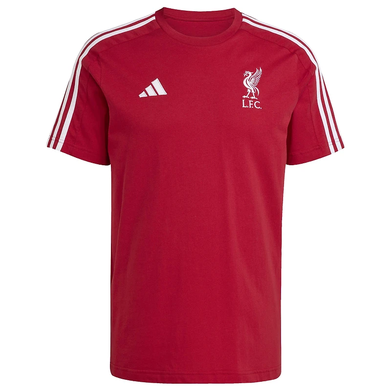 T-shirt adidas rouge Liverpool DNA pour homme