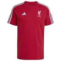 T-shirt adidas rouge Liverpool DNA pour homme