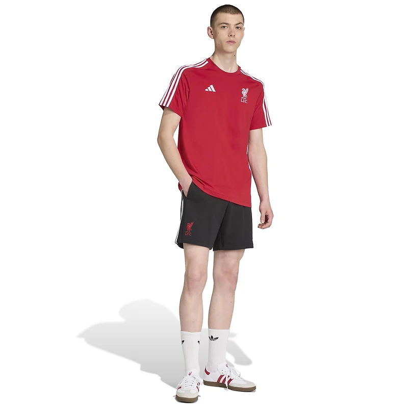 T-shirt adidas rouge Liverpool DNA pour homme