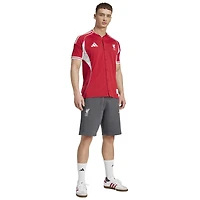 Men's adidas  Red Liverpool Full-Button Baseball Jersey