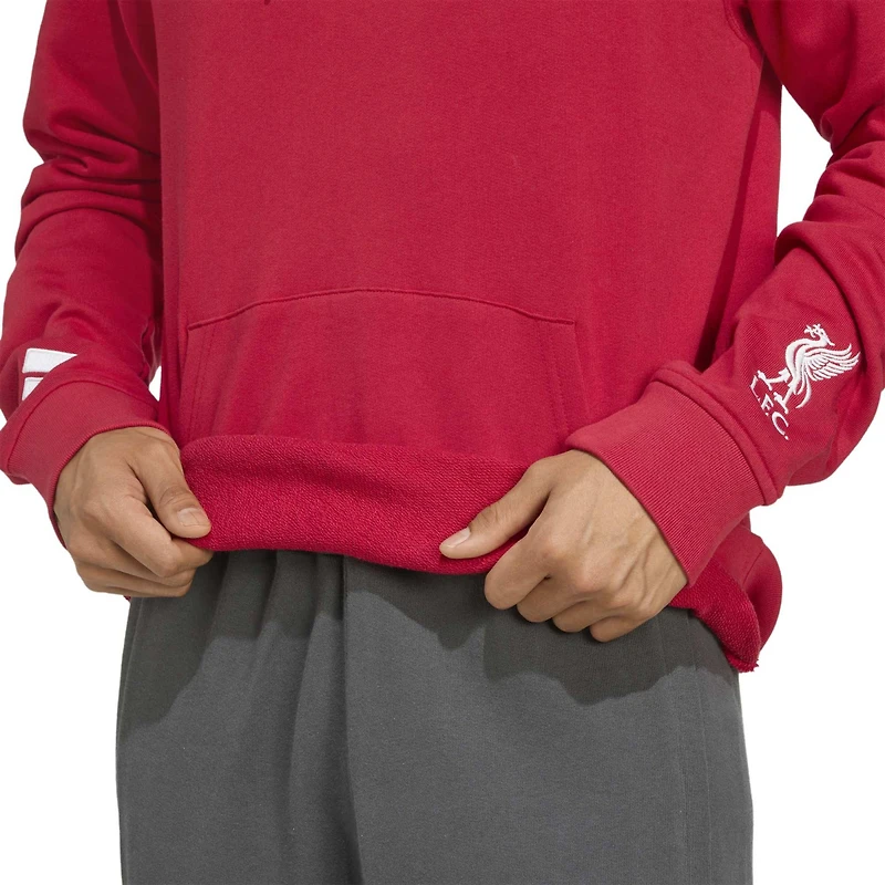 Men's adidas  Red Liverpool US Pack Hoodie