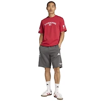 T-shirt adidas rouge Liverpool Wordmark pour homme