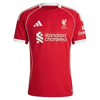 Men's adidas Virgil van Dijk Red Liverpool 2025/26 Home Replica Jersey
