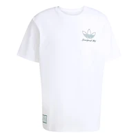 T-shirt graphique blanc adidas Liverpool Terrace Icons Collection pour homme