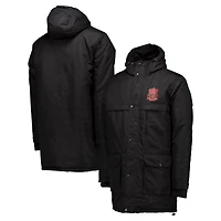 Men's Black Liverpool Winter Field Park Full-Zip Hoodie Jacket