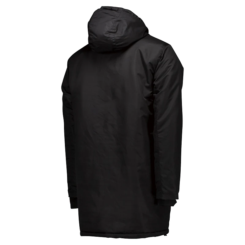 Men's Black Liverpool Winter Field Park Full-Zip Hoodie Jacket