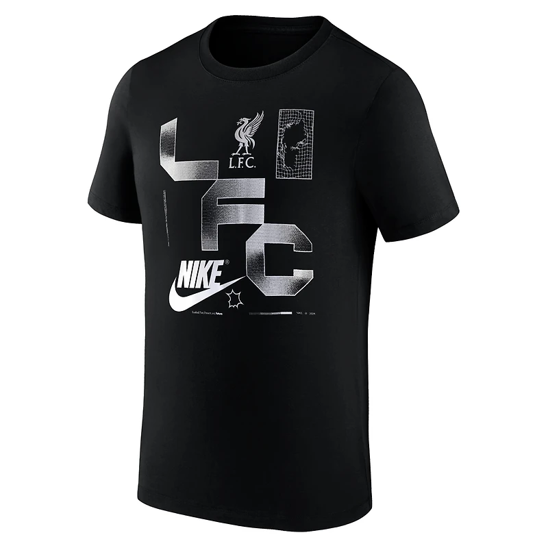 T-shirt Nike Liverpool Futura noir pour homme