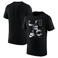 T-shirt Nike Liverpool Futura noir pour homme