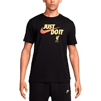 Men's Nike  Black Liverpool Just Do It T-Shirt