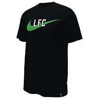 T-shirt Nike Liverpool Swoosh noir pour homme