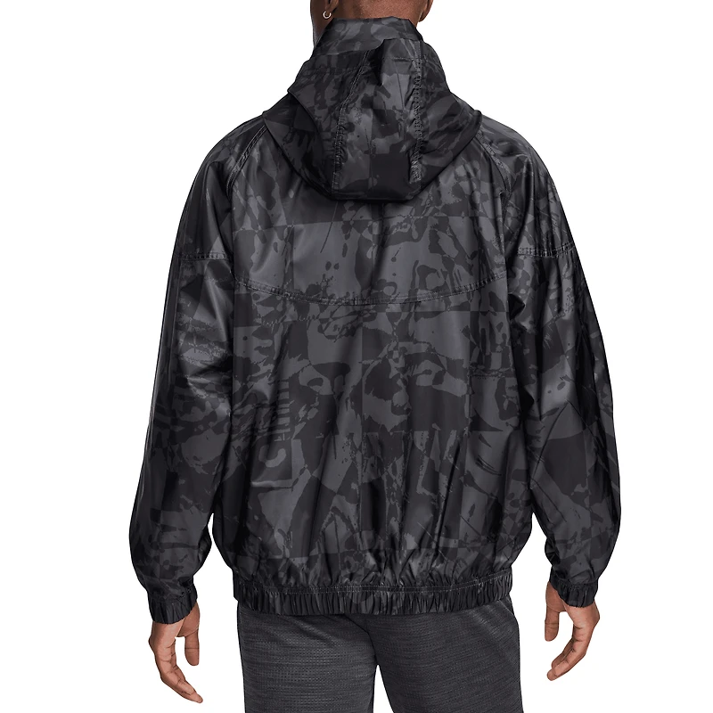 Veste anorak demi-zip Nike Liverpool Windrunner noire pour homme