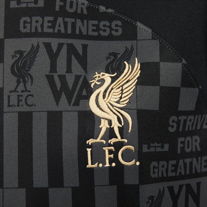 Maillot Nike noir Liverpool x LeBron James Collection 2023/24 Stadium Replica pour homme