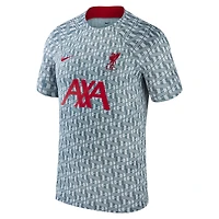 Haut Performance d'Avant-Match Liverpool 2023/24 Homme Nike Gris