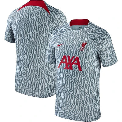 Haut Performance d'Avant-Match Liverpool 2023/24 Homme Nike Gris