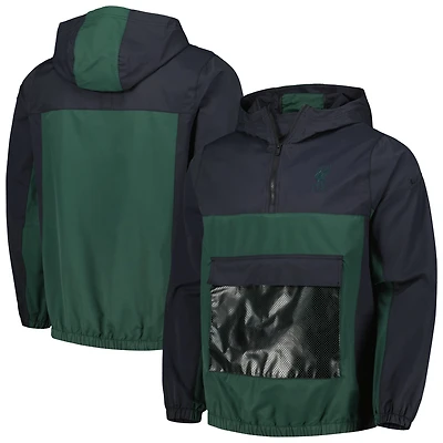Veste zippée à capuche Liverpool Anorak Nike verte pour homme