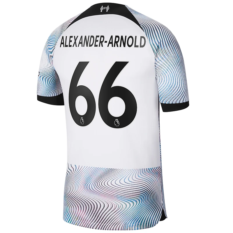 Maillot Homme Nike Trent Alexander-Arnold Blanc Liverpool 2022/23 Away Breathe Stadium Replica Player