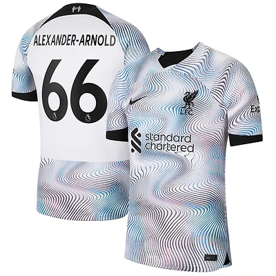 Maillot Homme Nike Trent Alexander-Arnold Blanc Liverpool 2022/23 Away Breathe Stadium Replica Player
