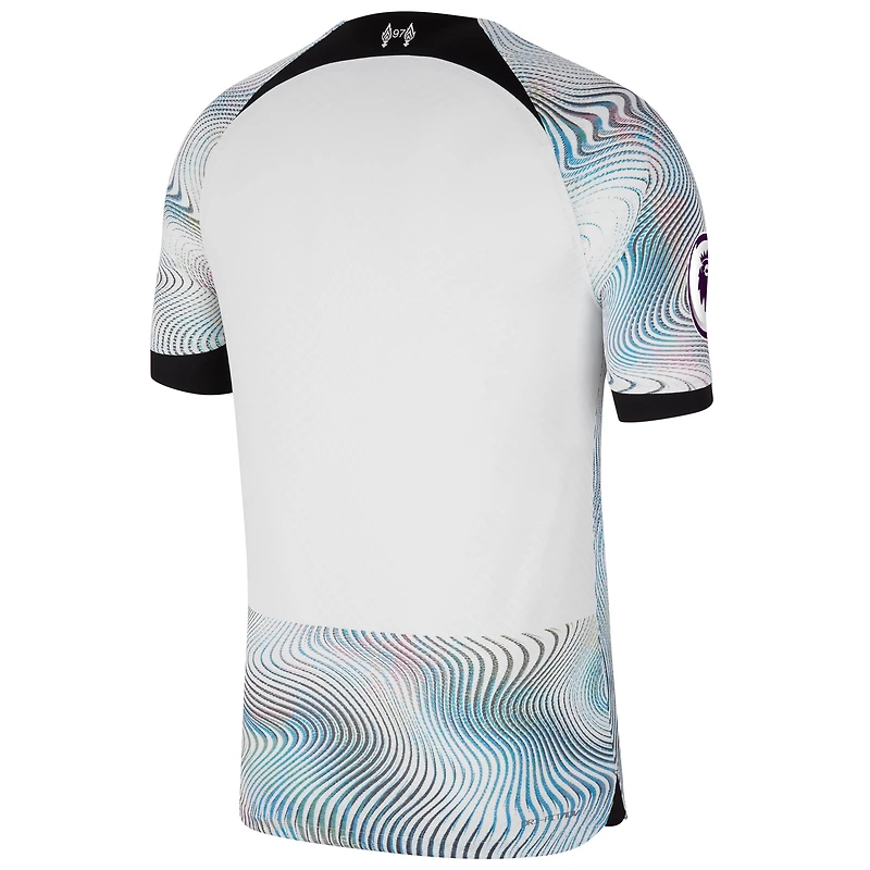 Maillot Nike Liverpool 2022/23 Extérieur Vapor Match Authentique Blanc pour Homme