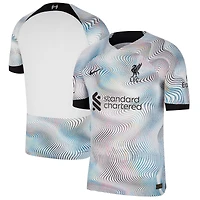 Maillot Nike Liverpool 2022/23 Extérieur Vapor Match Authentique Blanc pour Homme
