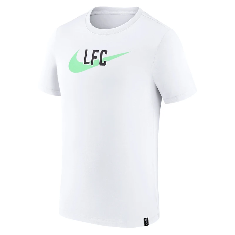 T-shirt Nike blanc Liverpool Swoosh pour homme