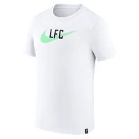 T-shirt Nike blanc Liverpool Swoosh pour homme
