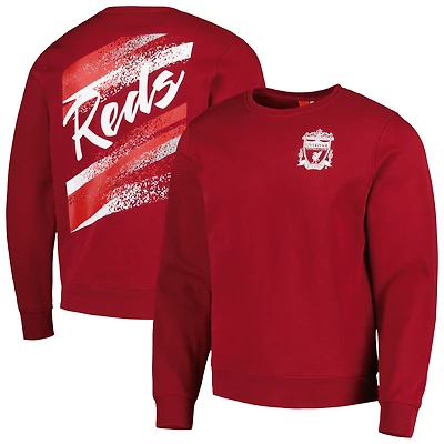 Sweat Homme Rouge Liverpool Vintage Pullover