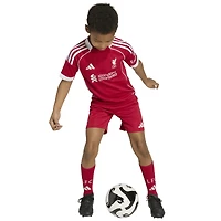 Mini-kit adidas rouge Liverpool 2025/26 pour tout-petit