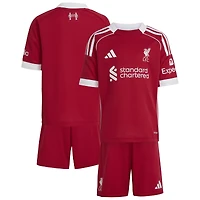 Mini-kit adidas rouge Liverpool 2025/26 pour tout-petit
