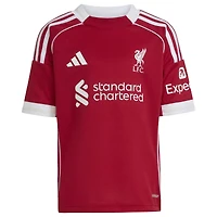 Mini-kit adidas rouge Liverpool 2025/26 pour tout-petit