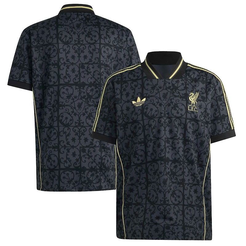 Maillot unisexe adidas gris Liverpool Lifestyler Fashion