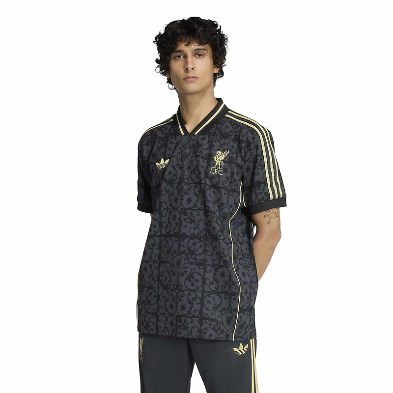 Unisex adidas Gray Liverpool Lifestyler Fashion Jersey