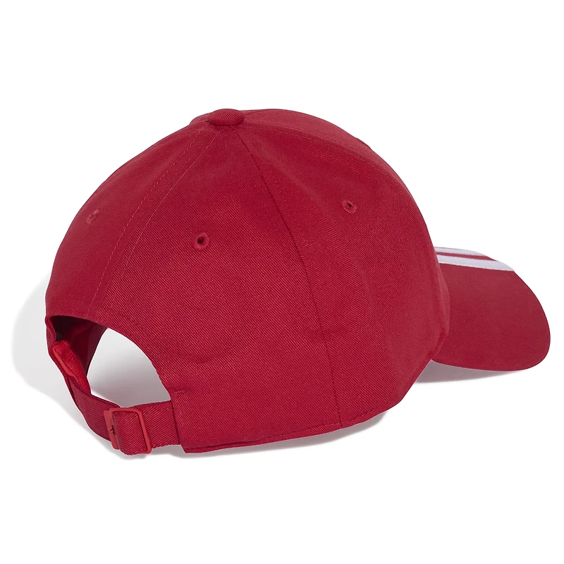 Unisex adidas Red Liverpool Three-Stripe Dad Adjustable Hat