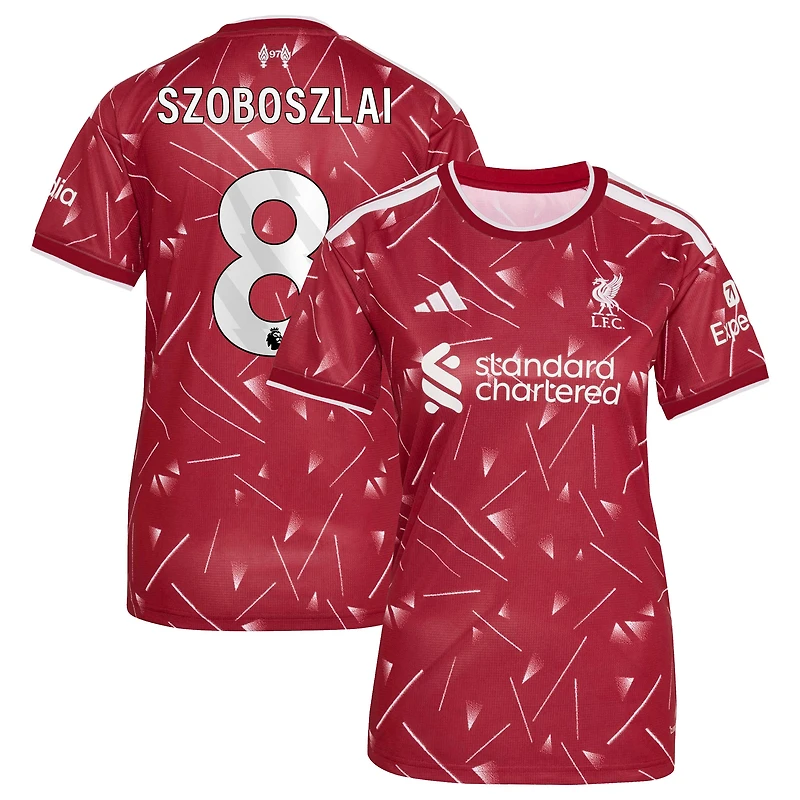 Women's adidas Dominik Szoboszlai Red Liverpool 2026/27 Home Replica Jersey