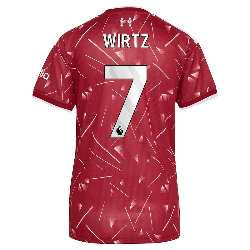 Women's adidas Florian Wirtz Red Liverpool 2026/27 Home Replica Jersey
