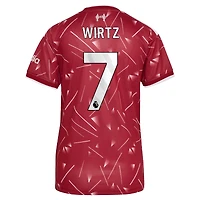 Women's adidas Florian Wirtz Red Liverpool 2026/27 Home Replica Jersey