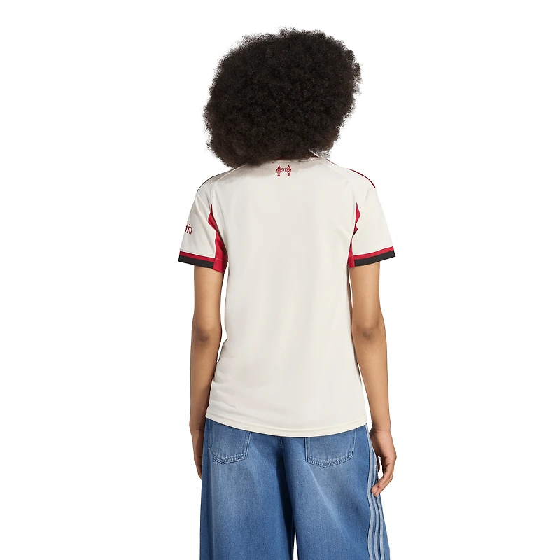 Maillot réplique extérieur blanc adidas Liverpool 2025/26 pour femme