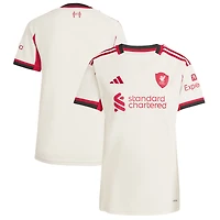 Maillot réplique extérieur blanc adidas Liverpool 2025/26 pour femme