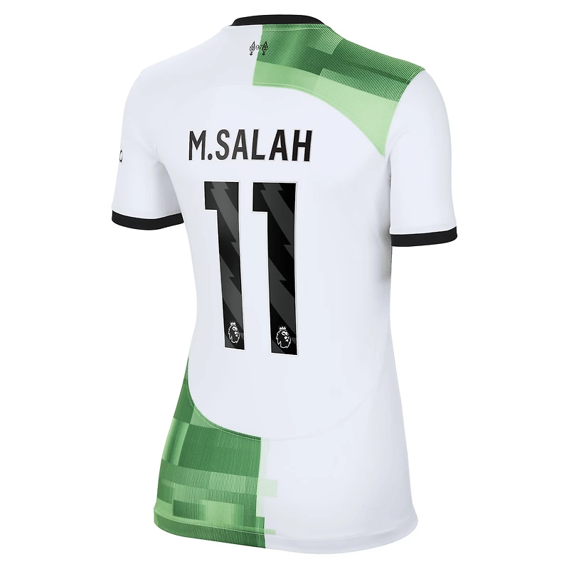 Women's Nike Mohamed Salah White Liverpool 2023/24 Away Replica Player Jersey