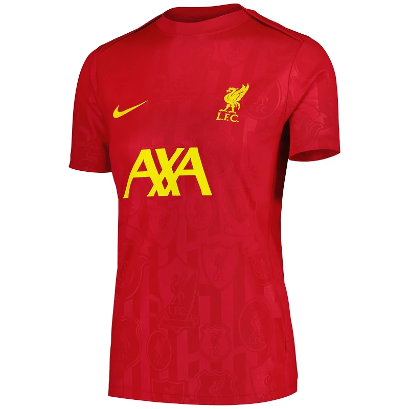 Women's Nike  Red Liverpool 2024/25 Academy Pro Pre-Match Top
