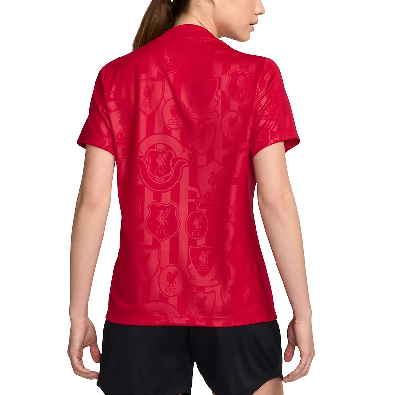 Women's Nike  Red Liverpool 2024/25 Academy Pro Pre-Match Top