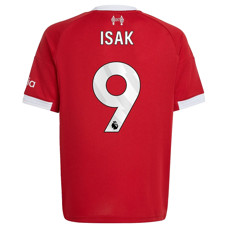 Youth adidas Alexander Isak Red Liverpool 2025/26 Home Replica Player Jersey