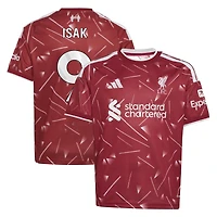 Maillot réplique domicile rouge Alexander Isak Liverpool 2026/27 pour enfant, adidas