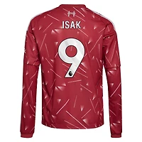 Maillot domicile réplique manches longues rouge Alexander Isak Liverpool 2026/27 pour enfant adidas