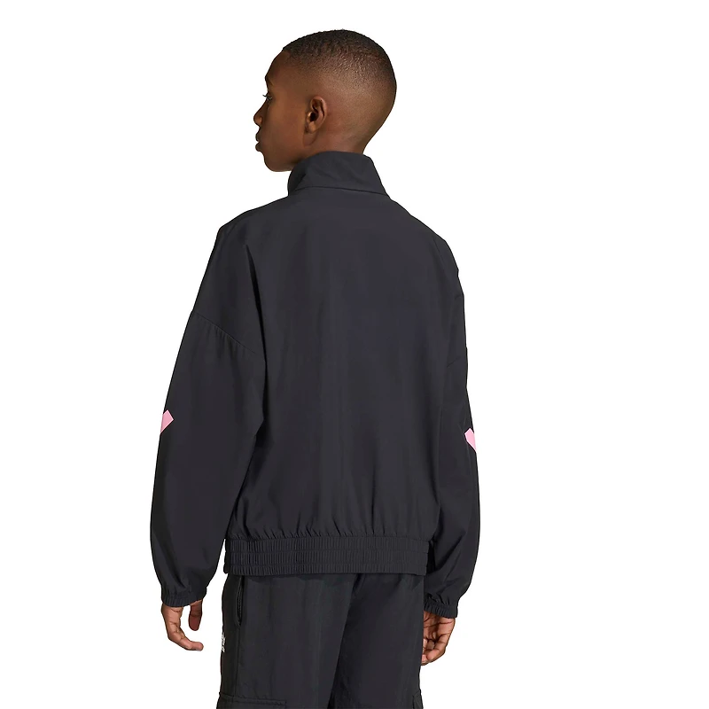 Youth adidas Black Liverpool 2025/26 Club Anthem Full-Zip Jacket