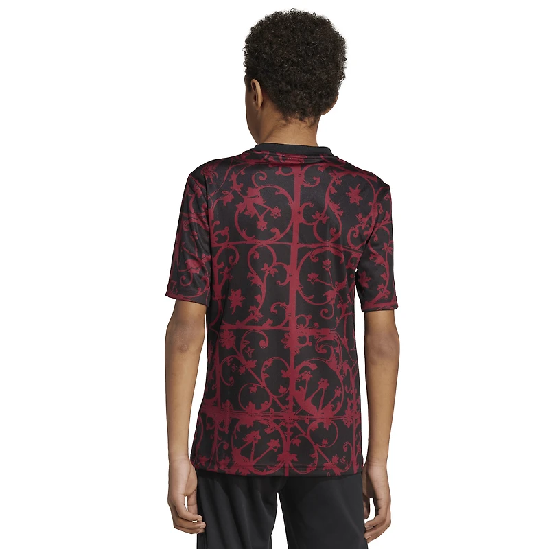 Youth adidas Black Liverpool 2025/26 Pre-Match AEROREADY Top