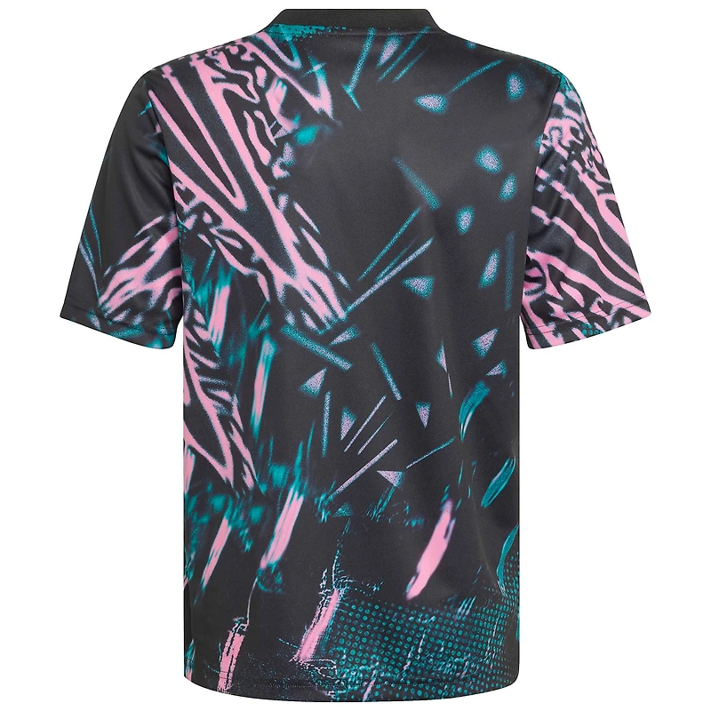 Youth adidas Black Liverpool 2025/26 Pre-Match Training Jersey