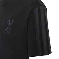 Youth adidas Black Liverpool Club T-Shirt